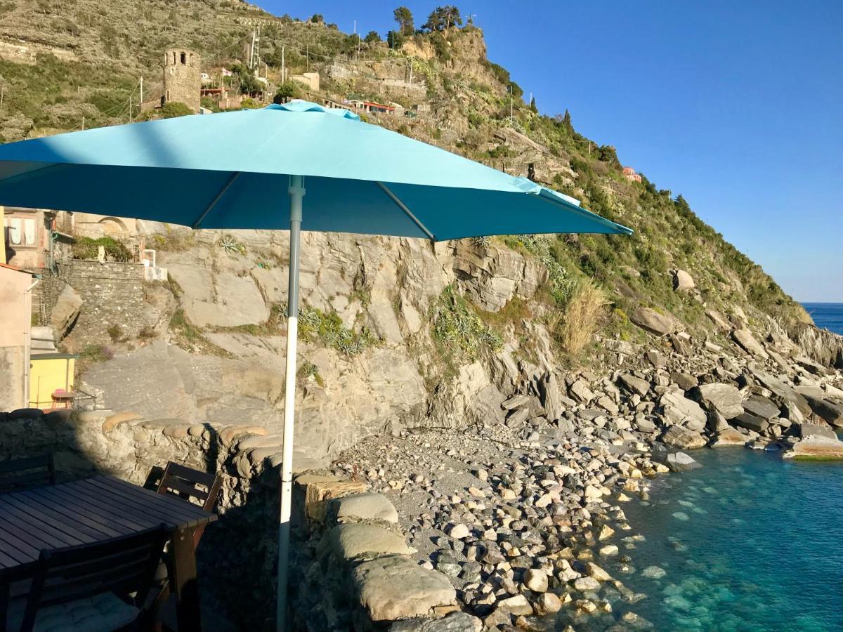 La Marina Tower Apartment With Private Sea View Terrace Vernazza Bagian luar foto