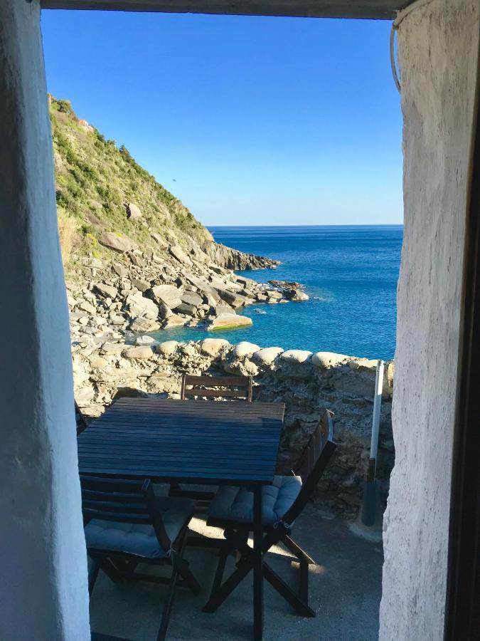La Marina Tower Apartment With Private Sea View Terrace Vernazza Bagian luar foto